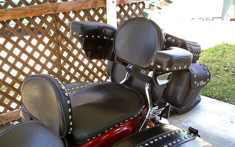 Studded Armrest to match your Motorcycle