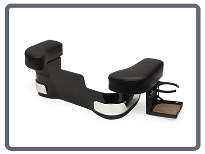 Plain Motorcycle Armrest with Cup Holder