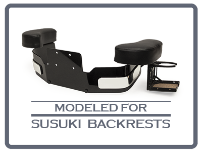Susuki Motorcycle Armrest with Cup Holder