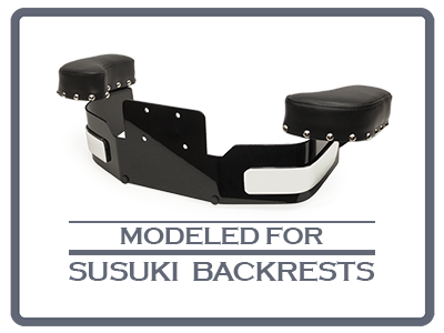 Studed Susuki Motorcycle Armrest